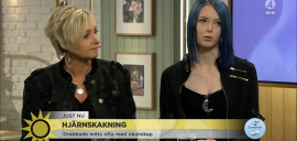 Jessica och Rocky på TV