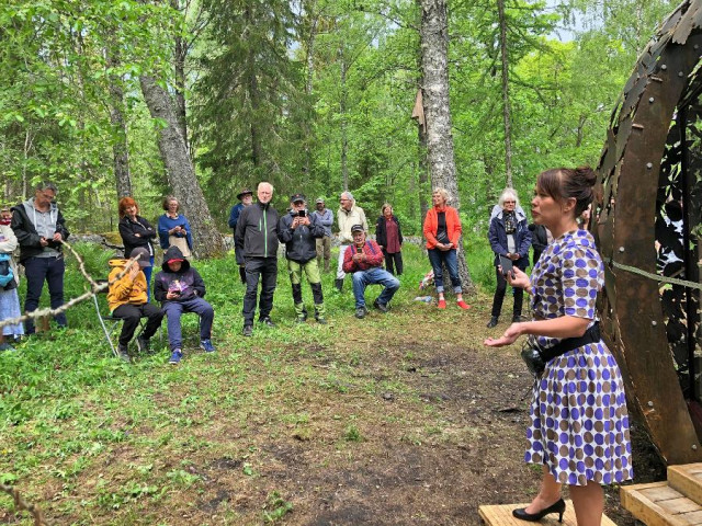 Invigning av Axmars nya stolthet – Järn-Britas koja.