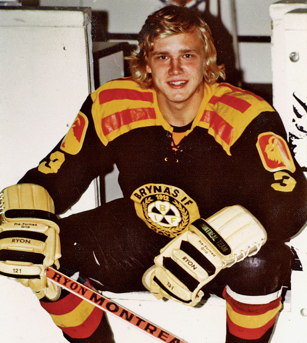 Jan-Erik Silfverberg, himself, här som 18 åring.