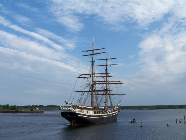 Är Gerda på väg bort? Foto: föreningen Briggen Gerda