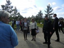 Projektledaren Minika Järnkvist tillsammans med landshövding Barbro Holmberg