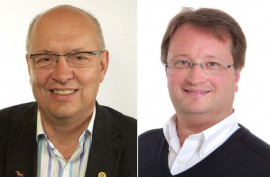 Ulf Berg och Lars Beckman, riksdagsmän (m)