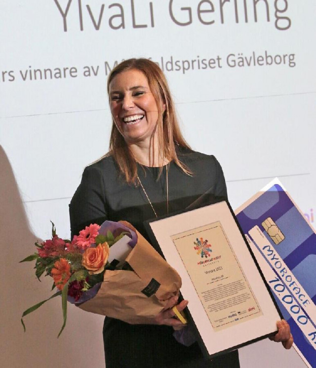 YlvaLi Gerling, MyOroface, vinnare av Mångfaldspriset 2021.
